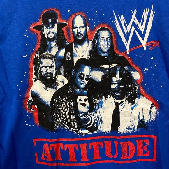 WWE Attitude Era Graphic Design T-shirt Large - Picture 2 of 4